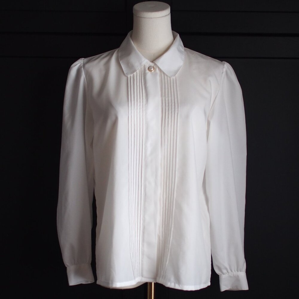 Worthington | Vintage Pintuck Shirt/Blouse